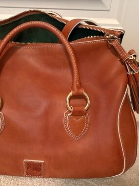 Dooney and Burke large leather bag like new